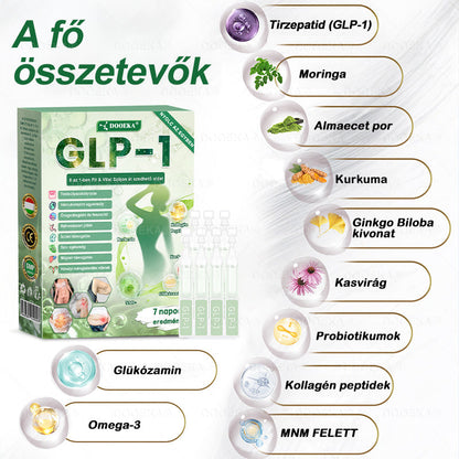 🌲🌲  DOOEKA® GLP-1 8 az 1-ben Fit & Vital Szájon át szedhető oldat – 👨‍⚕️ Napi egyszer, 7 nap alatt látható változás / Elhízás, szív- és érrendszeri egészség, cukorbetegség, alvási apnoe, bélrendszer egészsége, ízületi problémák és még sok más esetén
