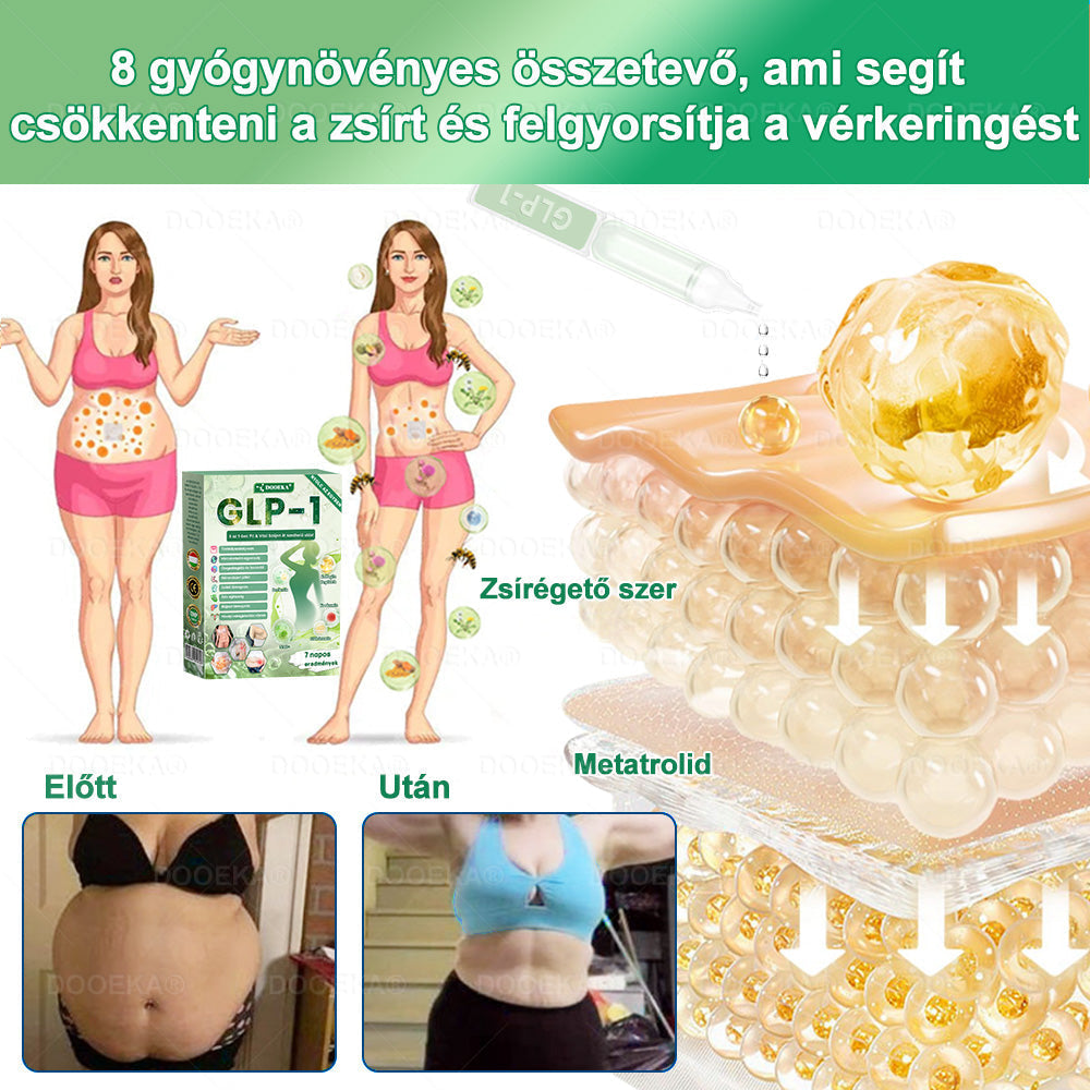🌲🌲  DOOEKA® GLP-1 8 az 1-ben Fit & Vital Szájon át szedhető oldat – 👨‍⚕️ Napi egyszer, 7 nap alatt látható változás / Elhízás, szív- és érrendszeri egészség, cukorbetegség, alvási apnoe, bélrendszer egészsége, ízületi problémák és még sok más esetén