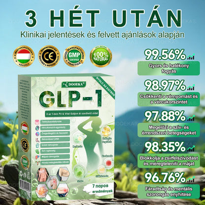 🌲🌲  DOOEKA® GLP-1 8 az 1-ben Fit & Vital Szájon át szedhető oldat – 👨‍⚕️ Napi egyszer, 7 nap alatt látható változás / Elhízás, szív- és érrendszeri egészség, cukorbetegség, alvási apnoe, bélrendszer egészsége, ízületi problémák és még sok más esetén