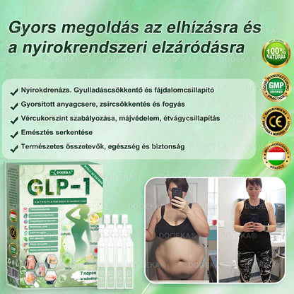 🌲🌲  DOOEKA® GLP-1 8 az 1-ben Fit & Vital Szájon át szedhető oldat – 👨‍⚕️ Napi egyszer, 7 nap alatt látható változás / Elhízás, szív- és érrendszeri egészség, cukorbetegség, alvási apnoe, bélrendszer egészsége, ízületi problémák és még sok más esetén